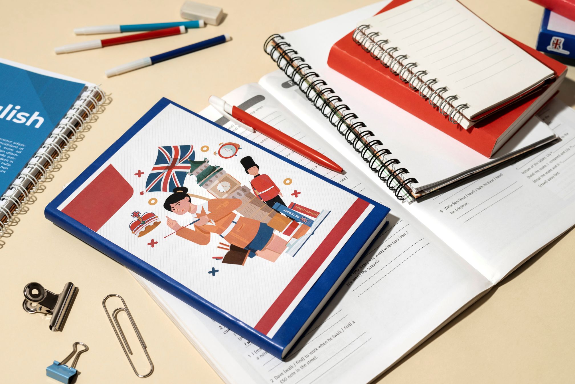 english-book-resting-table-working-space